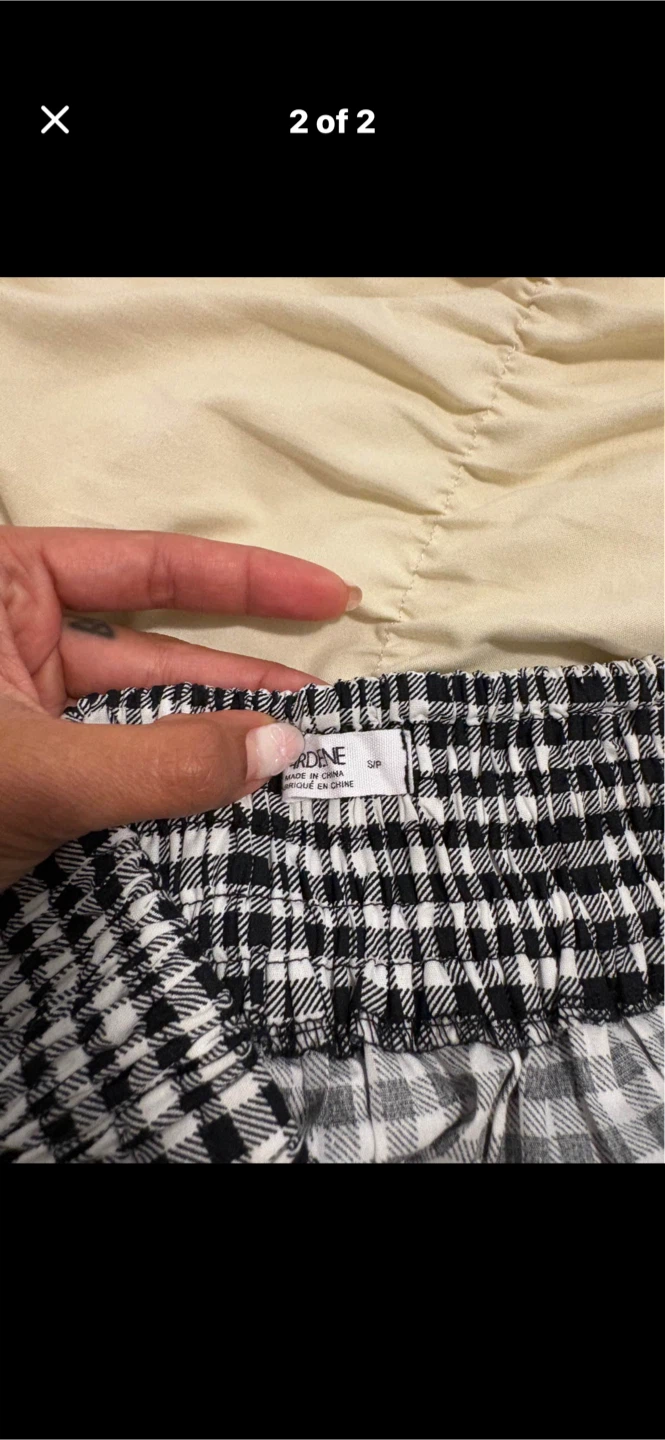 Gingham Midi Skirt size S - photo 2