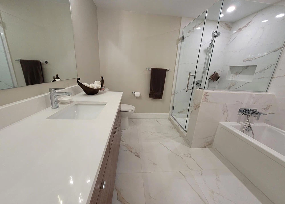Modern Bathroom Vanity with Wood Cabinetry - photo 3