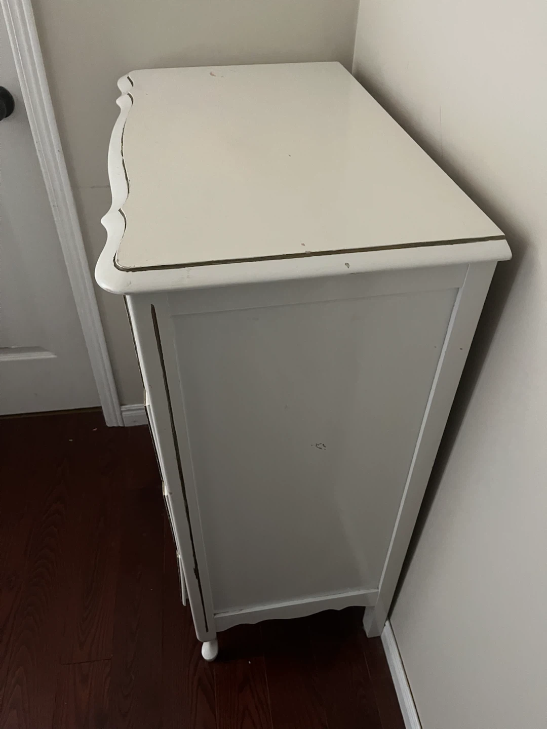 White Dresser with Gold Trim - photo 3