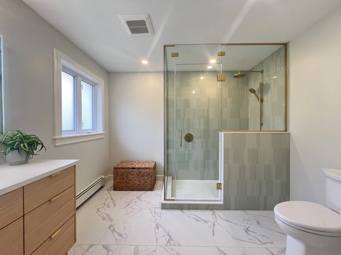 Modern Bathroom Renovation Shower Fixture Set