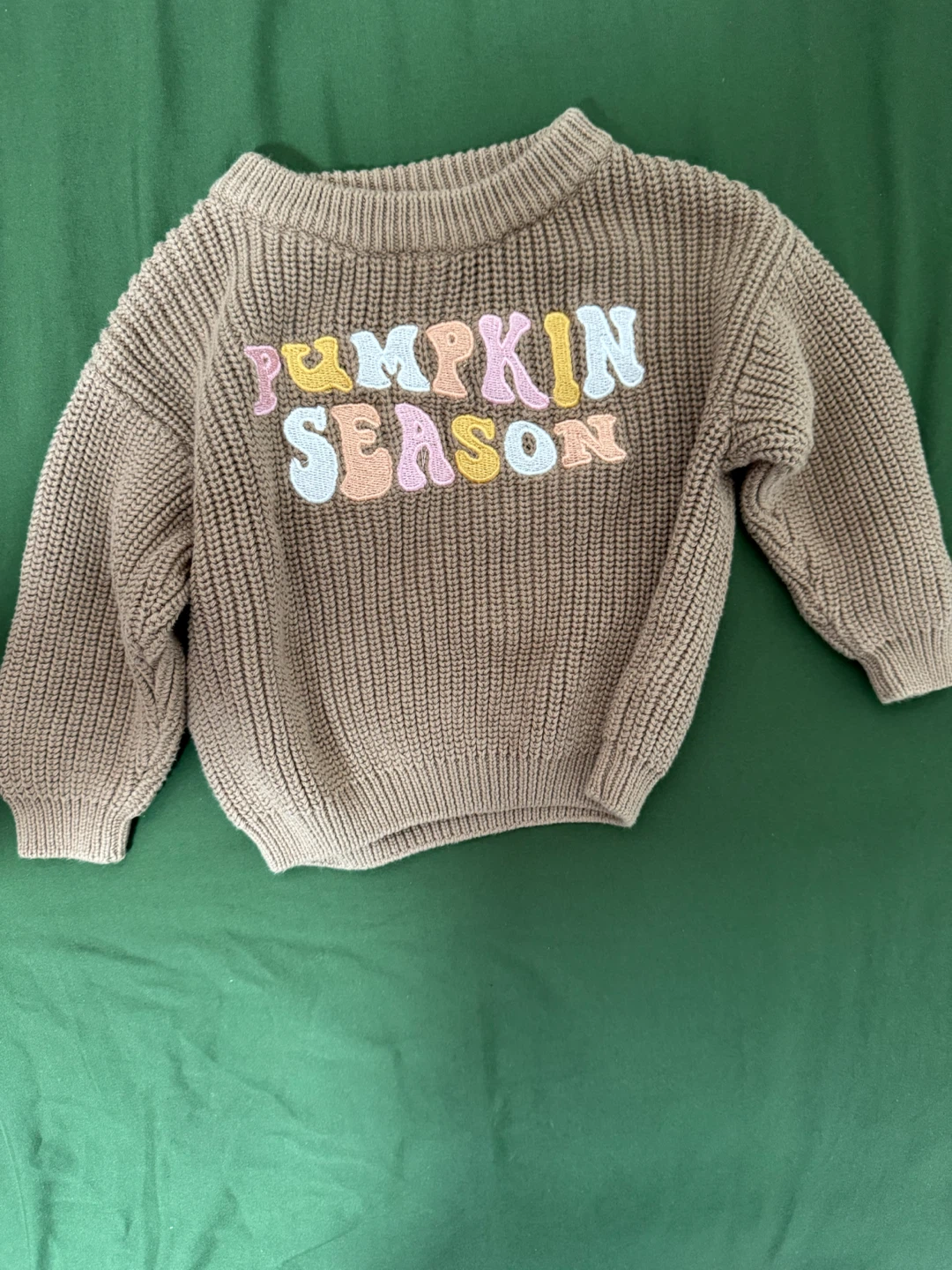 Brown "Pumpkin Season" Knit Sweater - photo 2