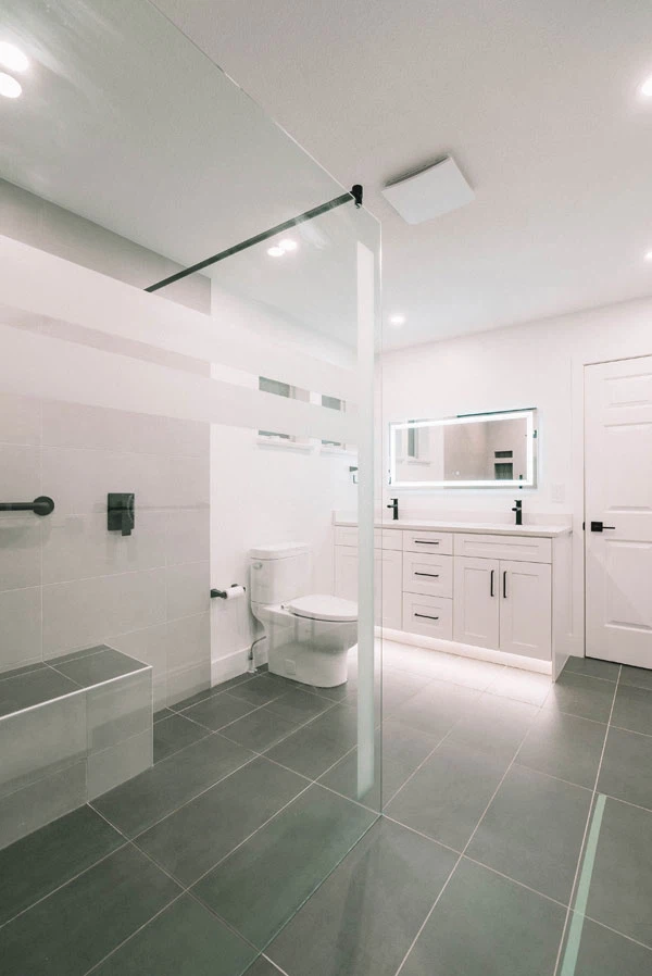 Modern Bathroom Renovation Vanity with Double Sink
