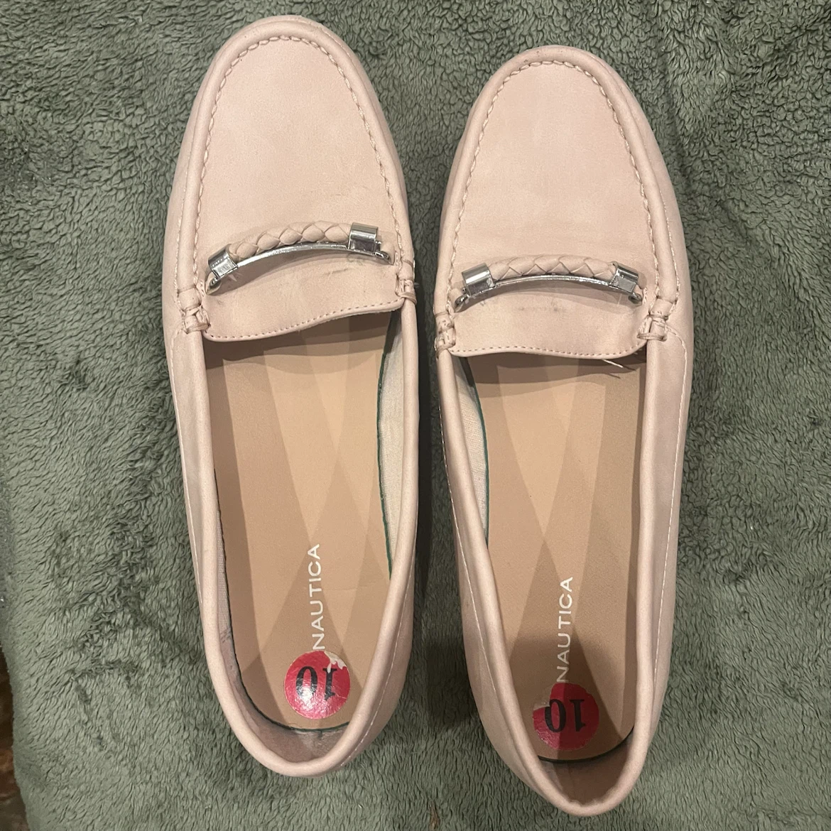 Nautica Women's Pink Loafer Shoes Size 10
