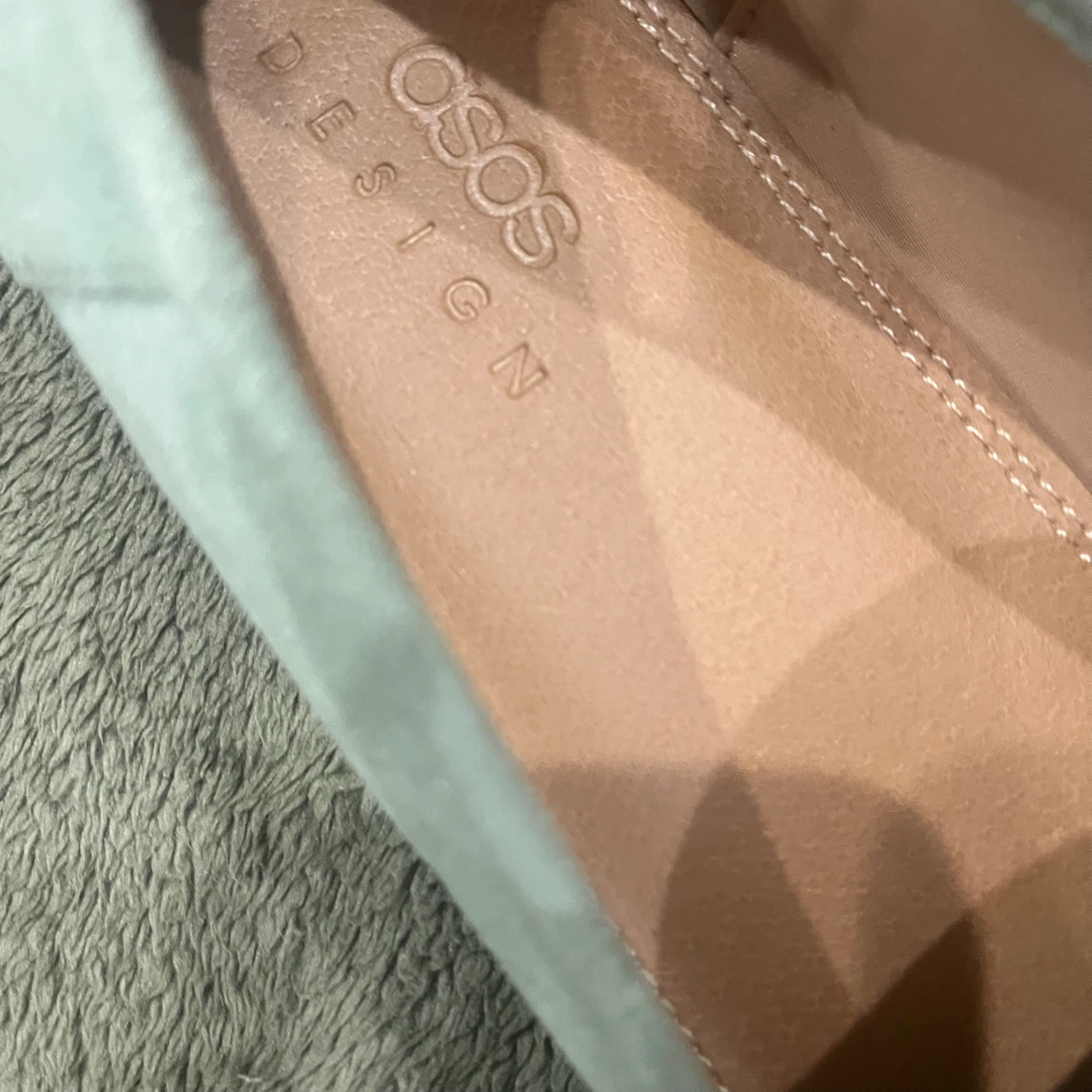 ASOS DESIGN Light green suede Loafers - photo 3