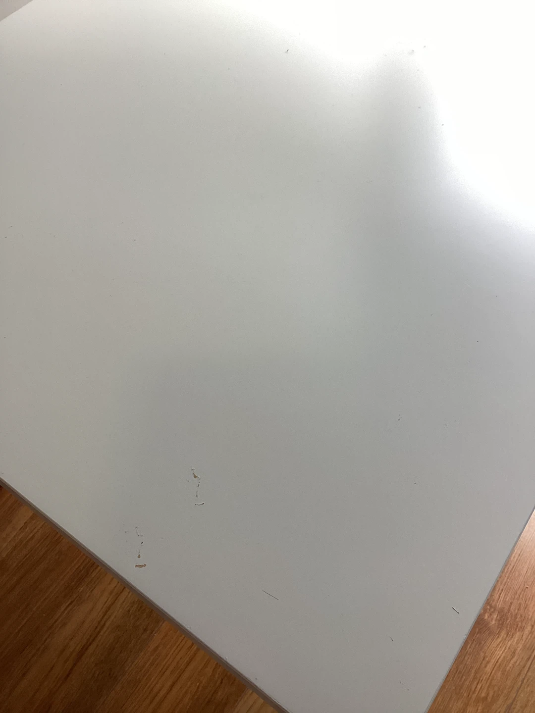 White IKEA Square Side Table - photo 2