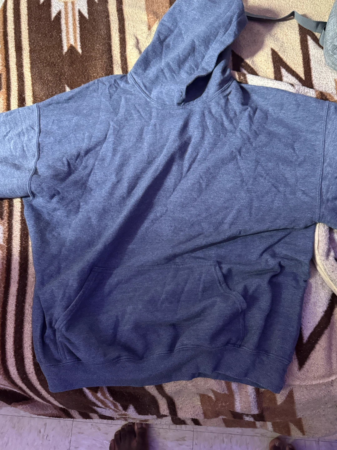 Blue Pullover Hoodie
