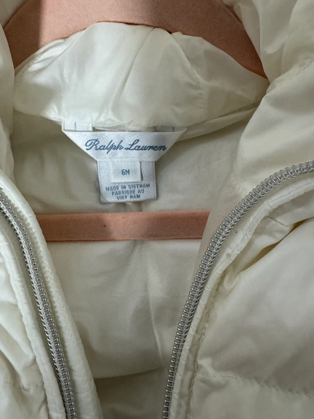 Ralph Lauren Baby Snowsuit Bunting 6M White - photo 2