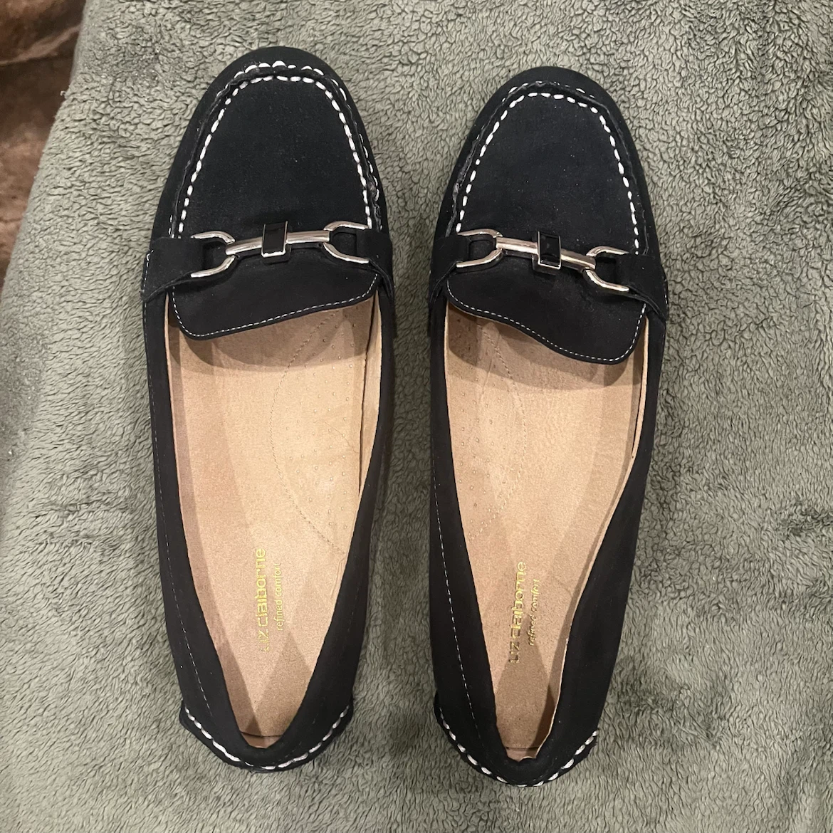 Liz Claiborne Black Loafers - Size 10
