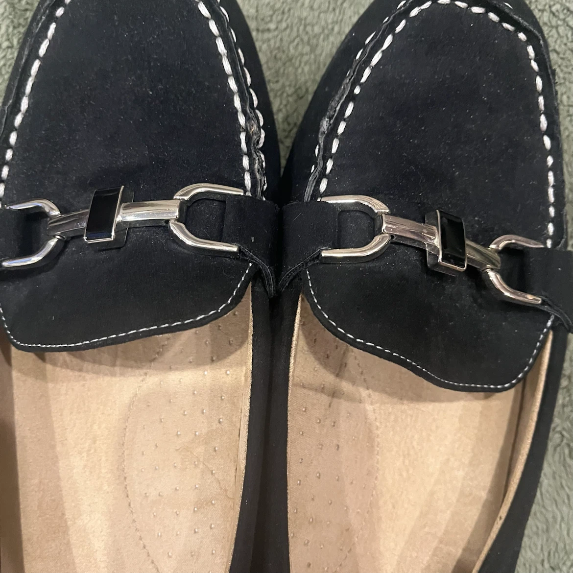 Liz Claiborne Black Loafers - Size 10 - photo 3