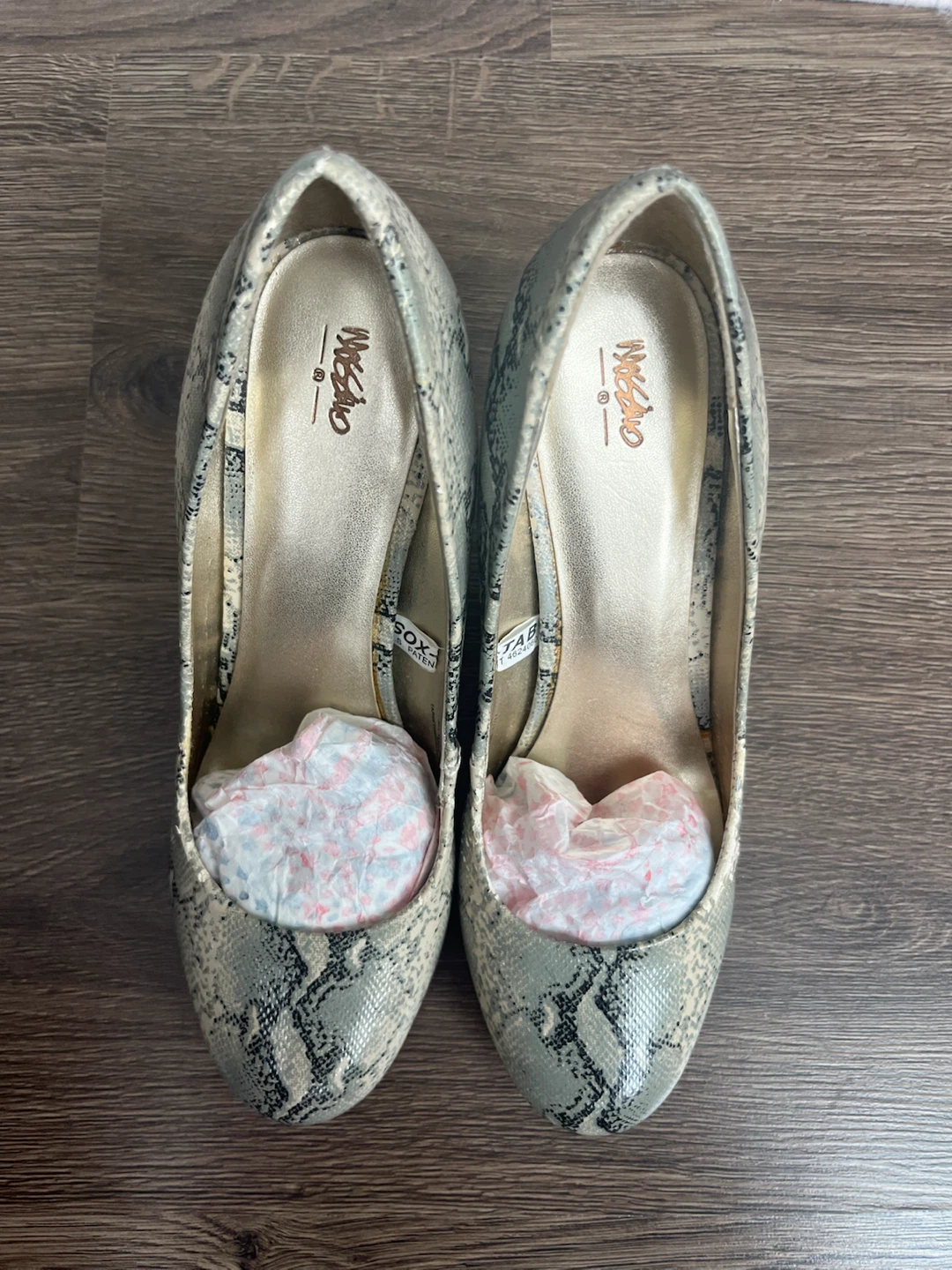 Mossimo Snakeskin Print Heels - photo 4