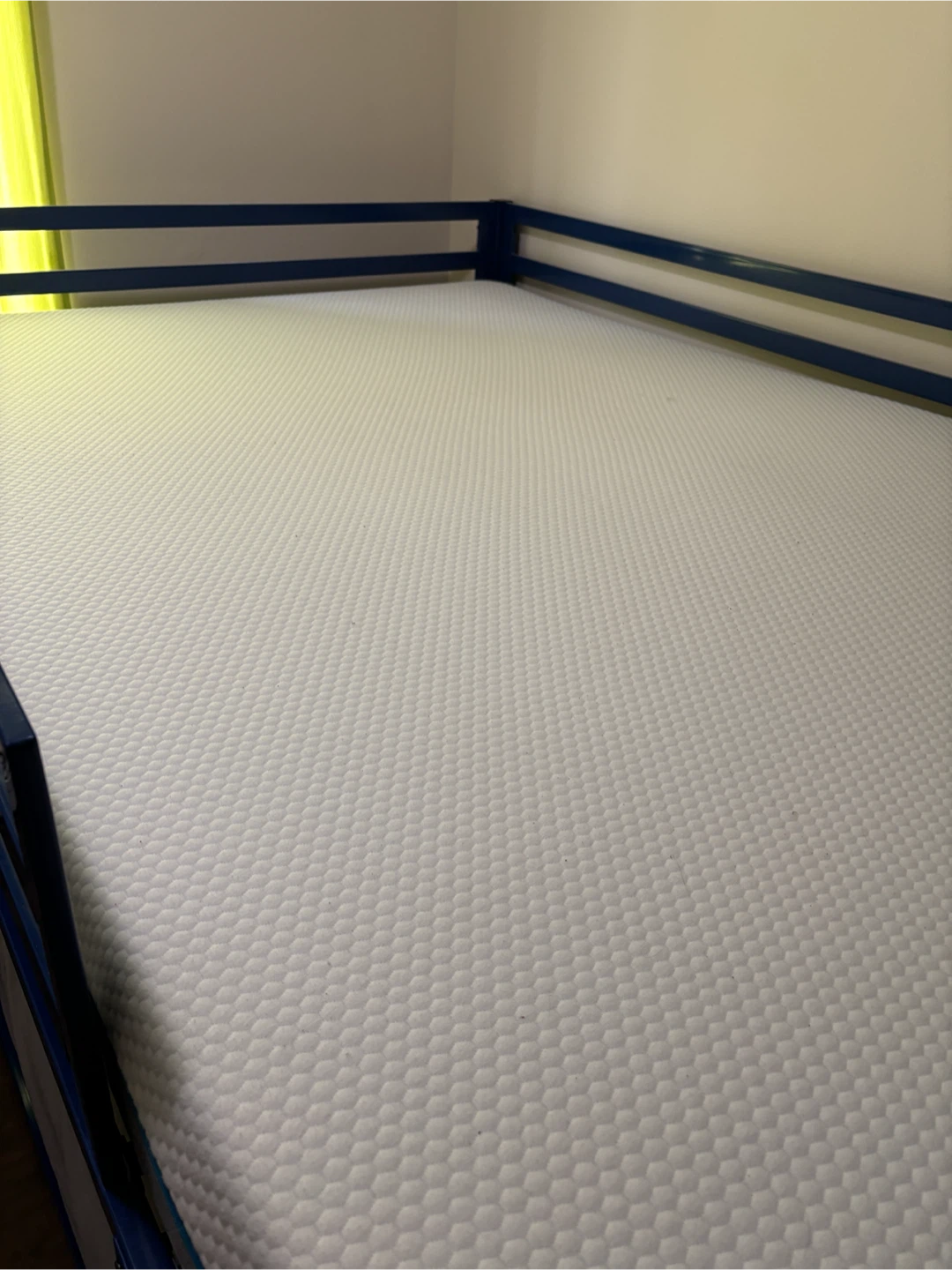Metal Double Bunk Bed with one (top) Mattress - photo 3