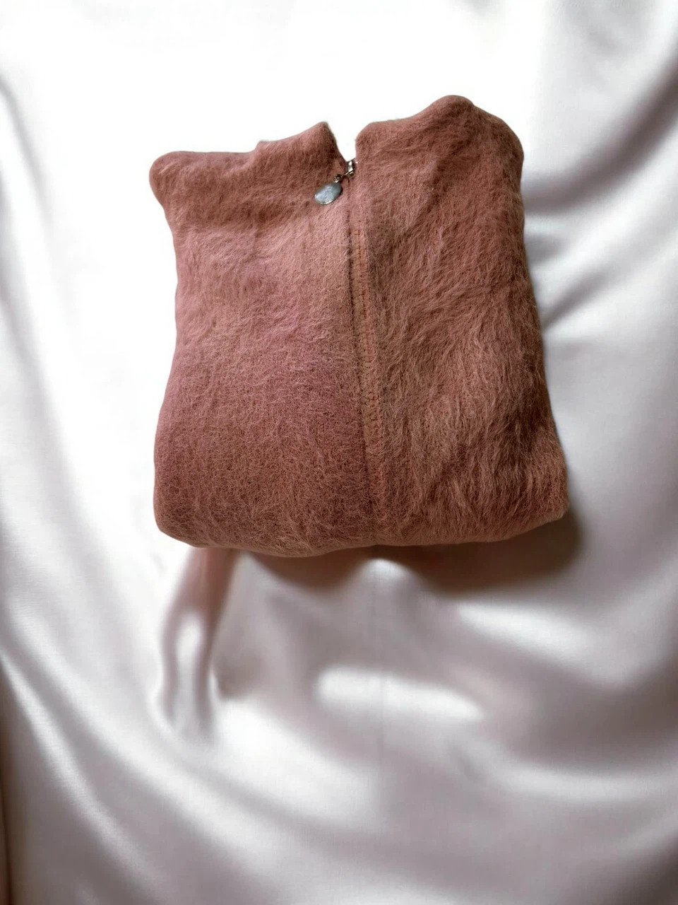 Pink Fuzzy Zip-Up Hoodie