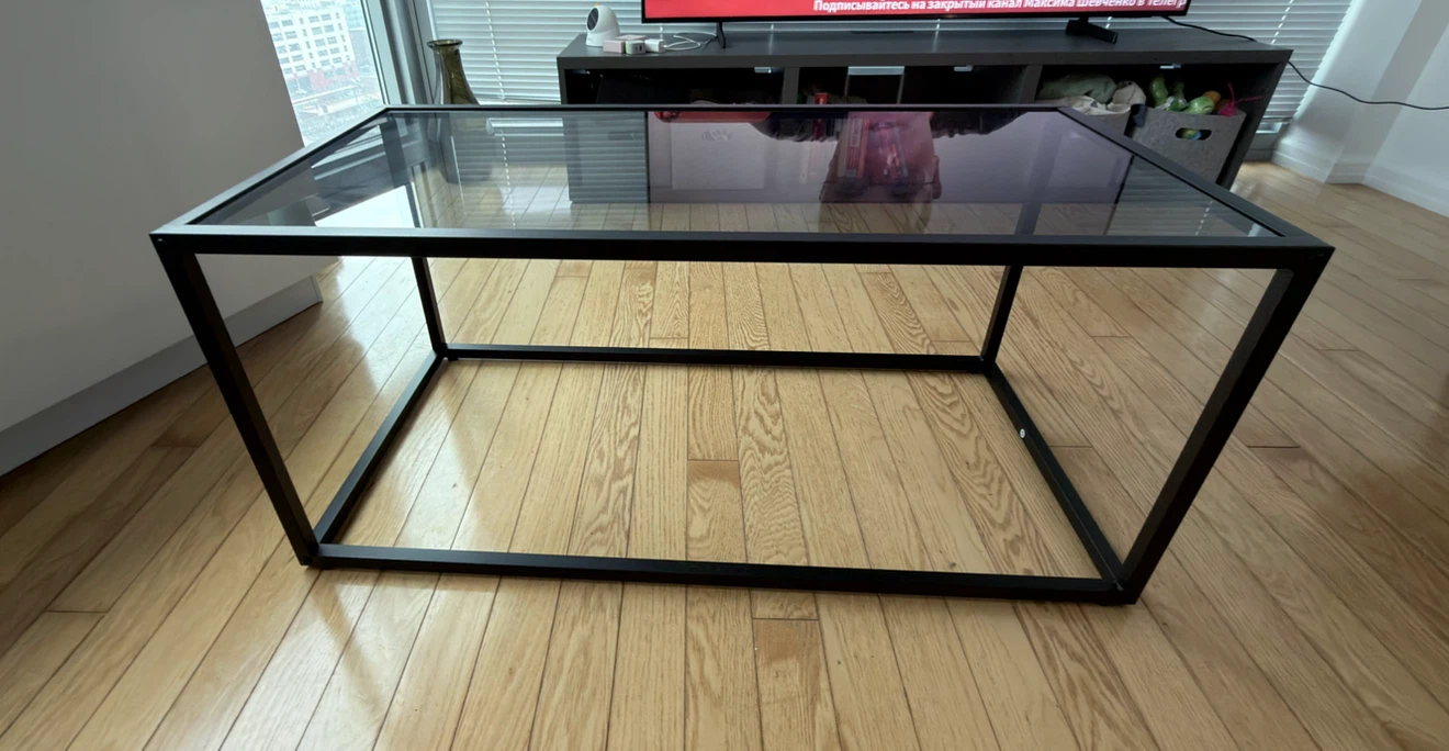 Modern Glass Top Coffee Table