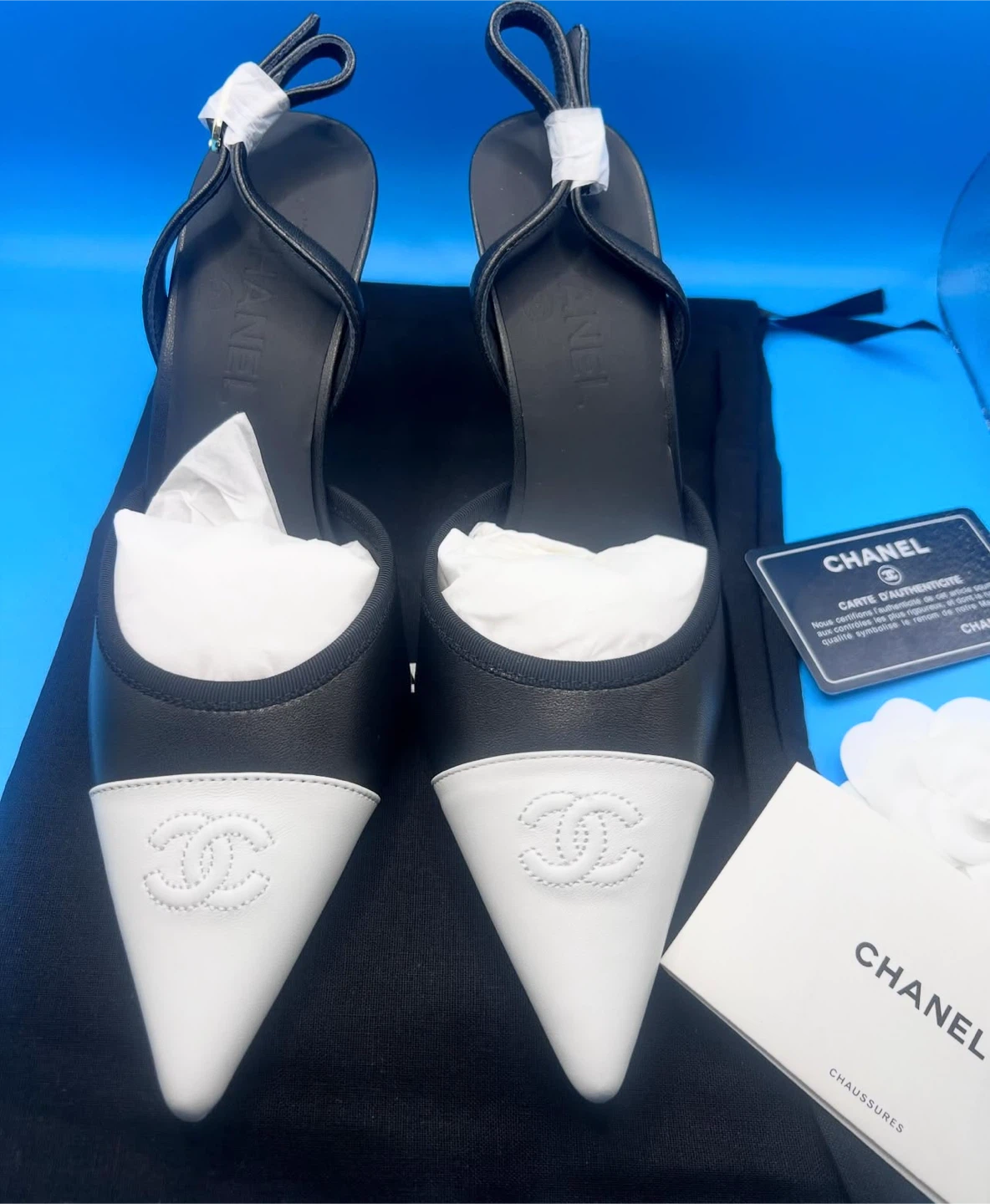 Chanel Slingback Heels