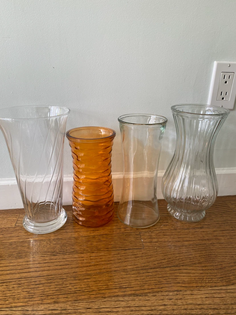 Glass Vases Set