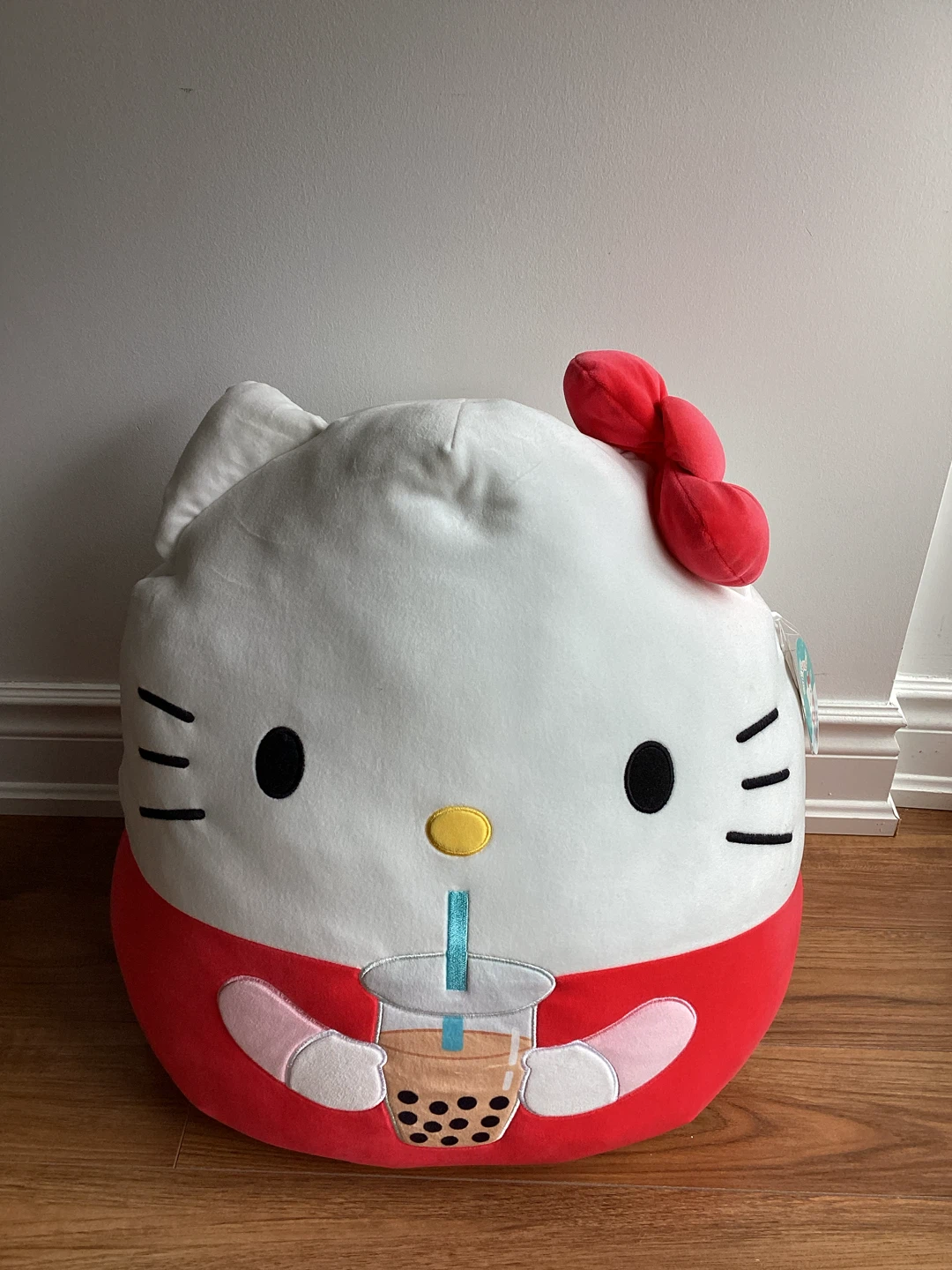 Jazwares Squishmallows Hello Kitty Bubble Tea Plush