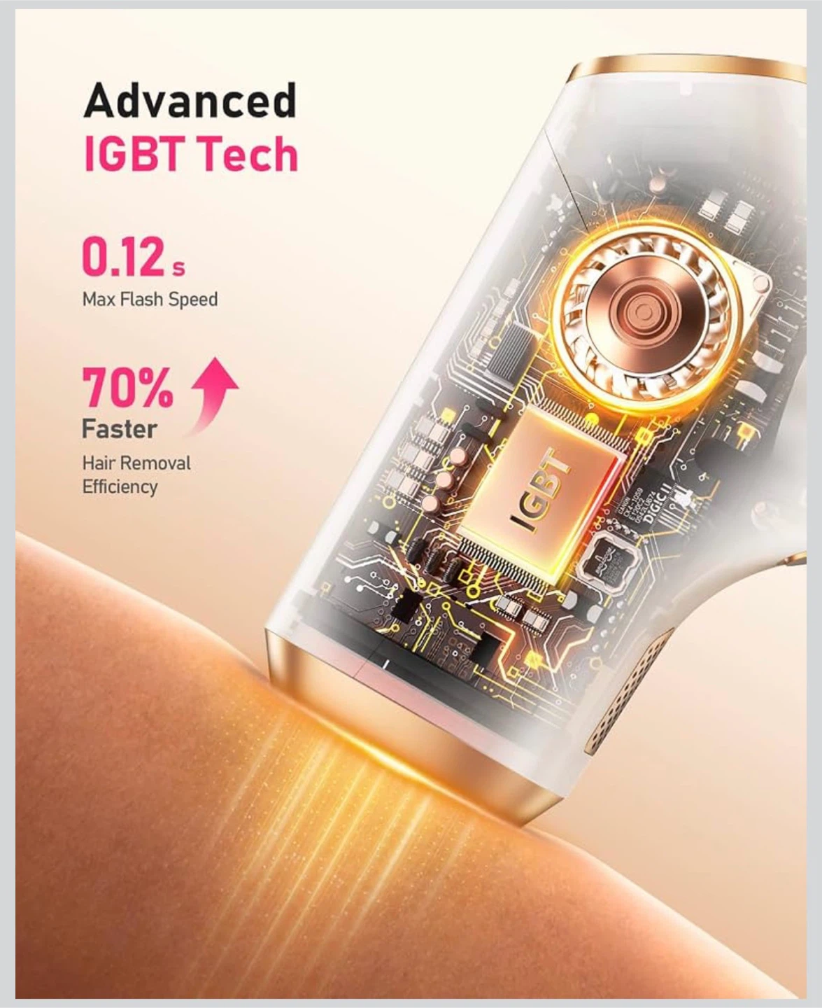 IPL Hair Removal Device with Advanced IGBT Tech - photo 4