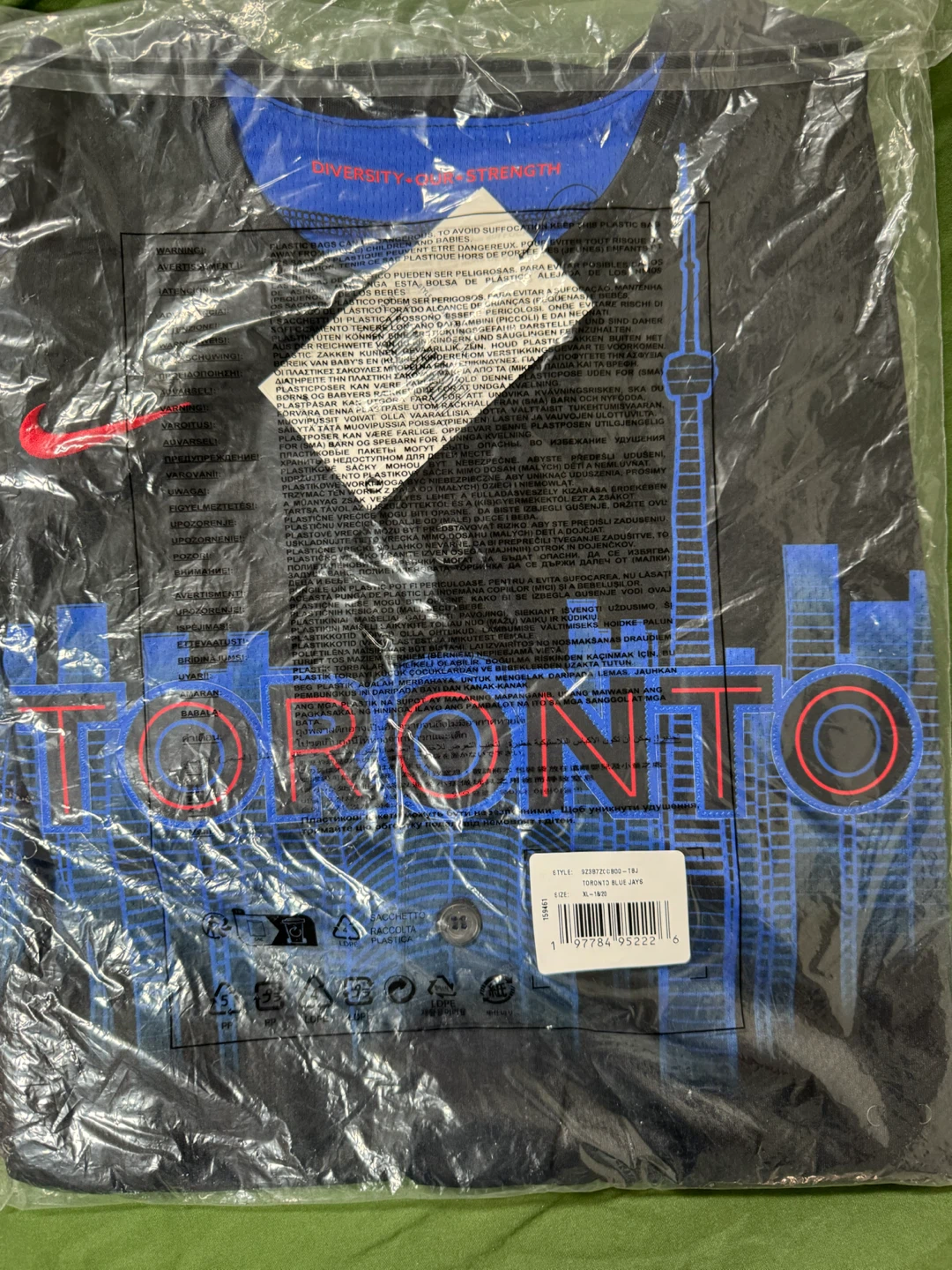 Toronto Blue Jays City Connect Jersey XL