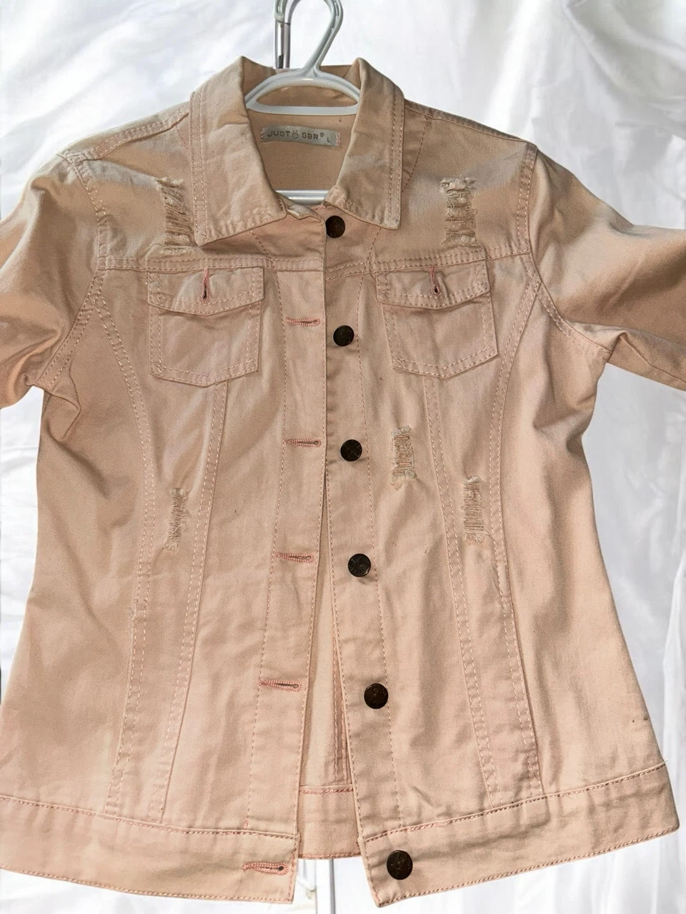 JUST SBR Denim Jacket - Pink - photo 4