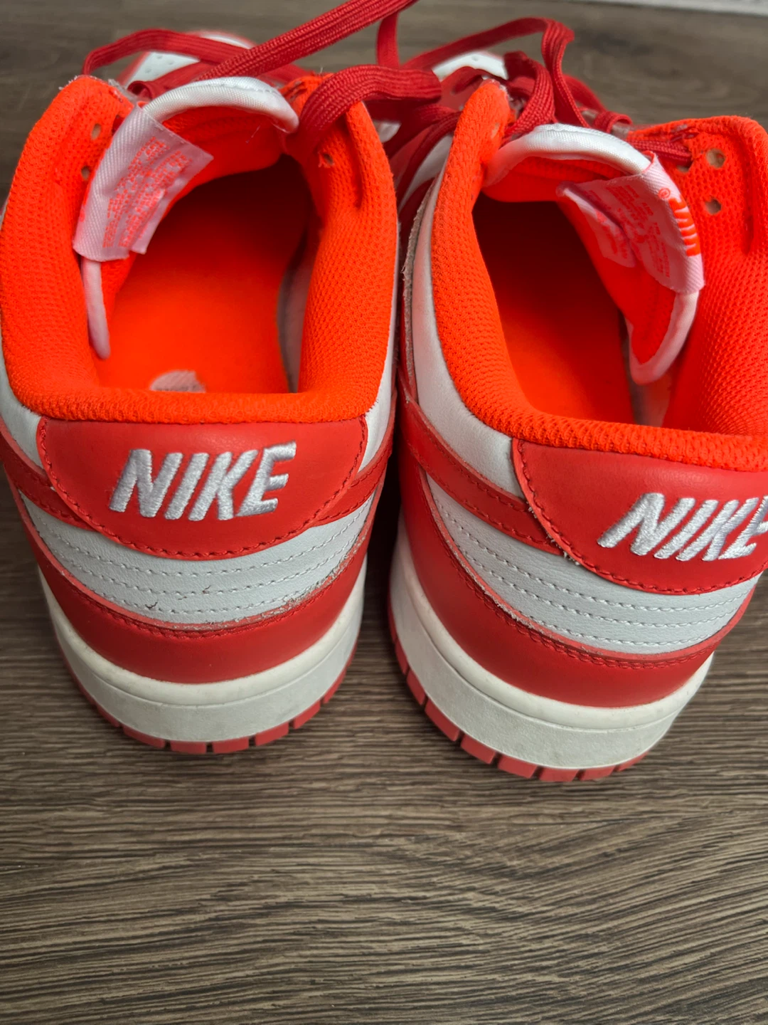 Nike Orange Dunk Low Sneakers Mens 46 - photo 2