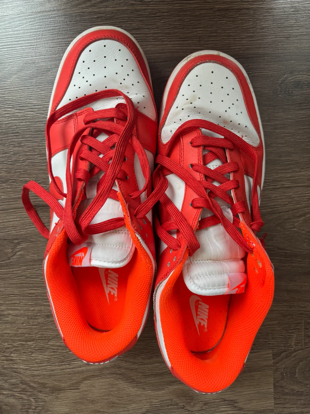 Nike Orange Dunk Low Sneakers Mens 46 - photo 3