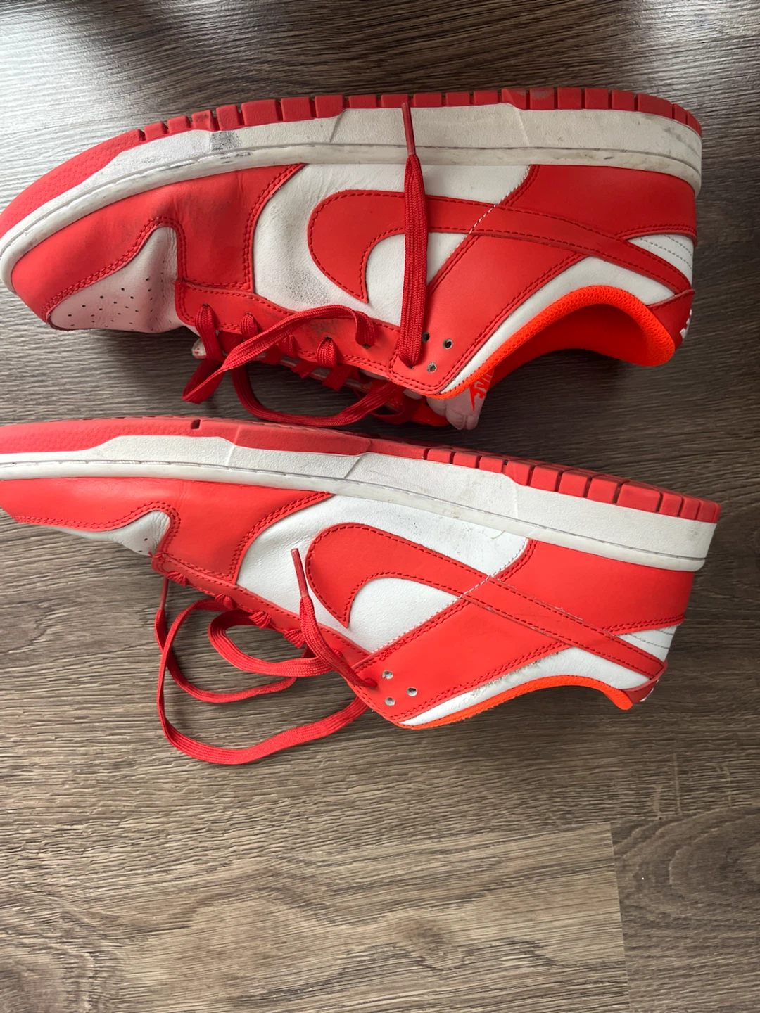 Nike Orange Dunk Low Sneakers Mens 46 - photo 4