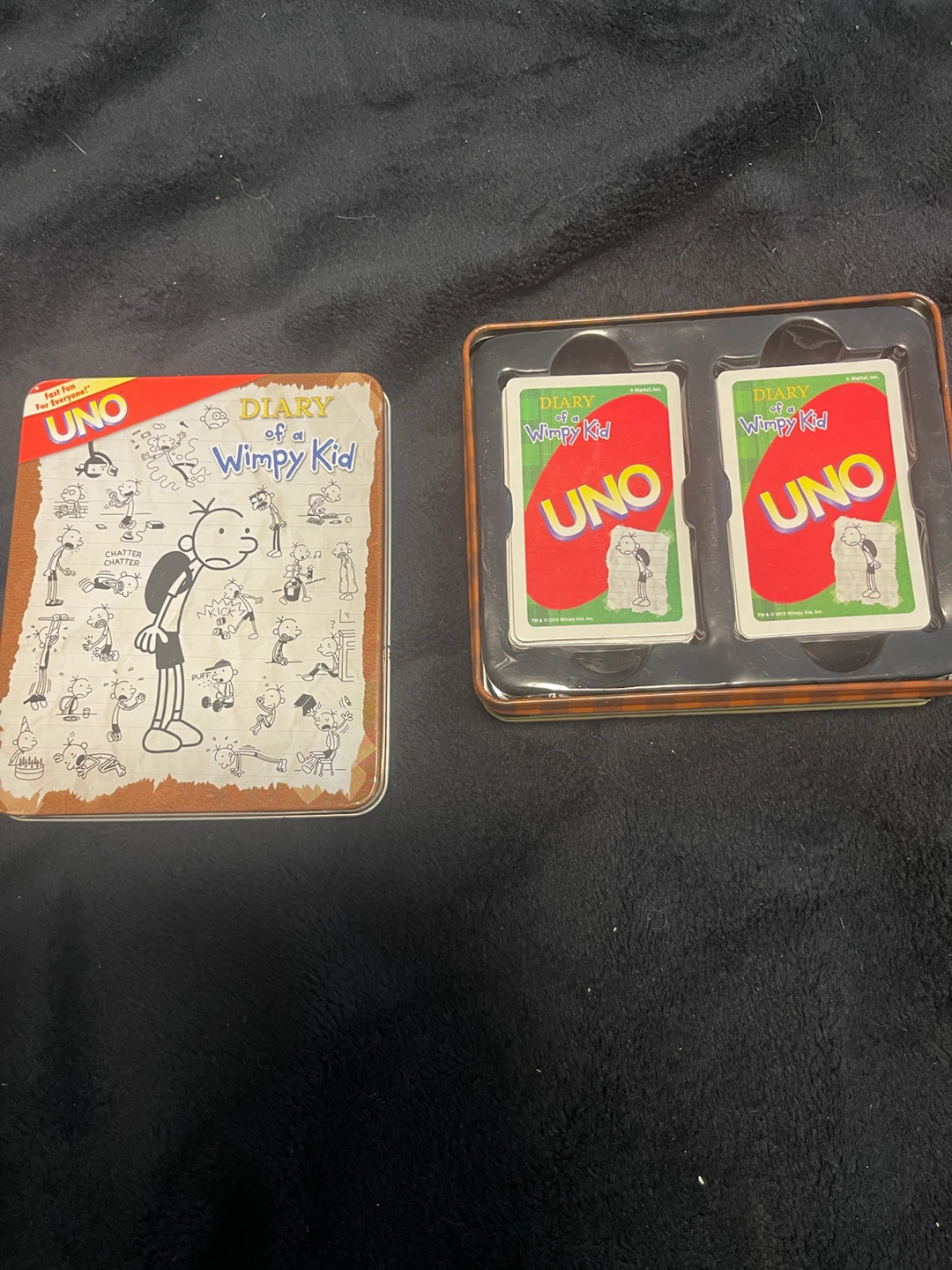 UNO Diary of a Wimpy Kid Card Game Tin