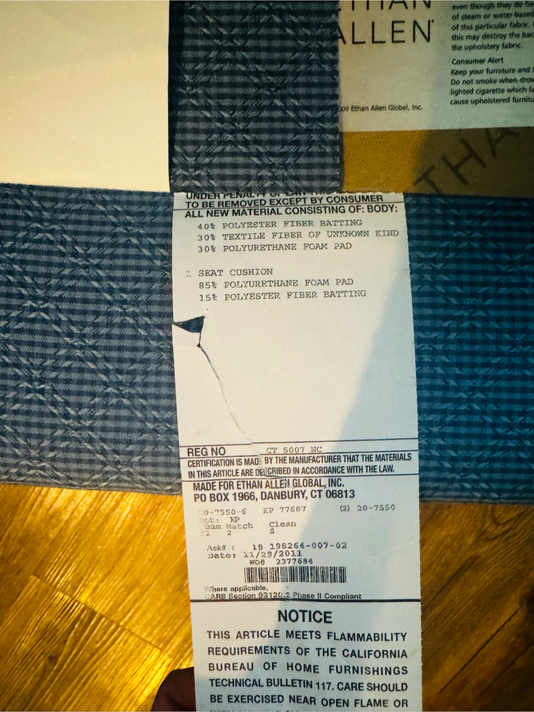 Ethan Allen Blue Swivel Armchairs - photo 4