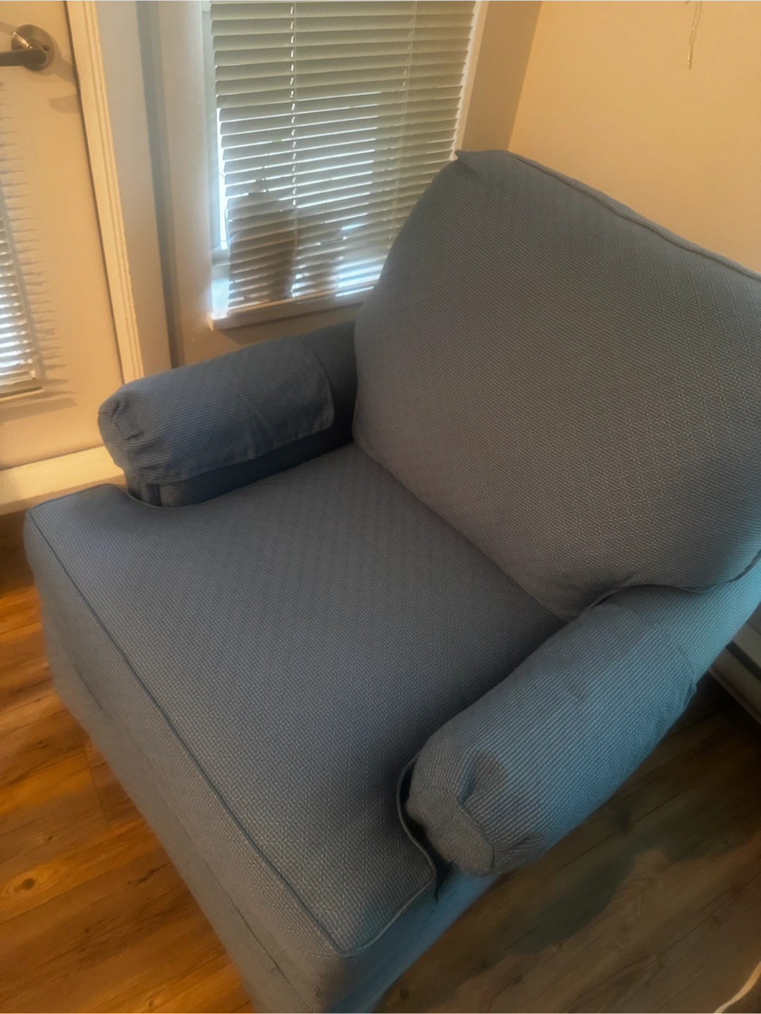 Ethan Allen Blue Swivel Armchairs - photo 5
