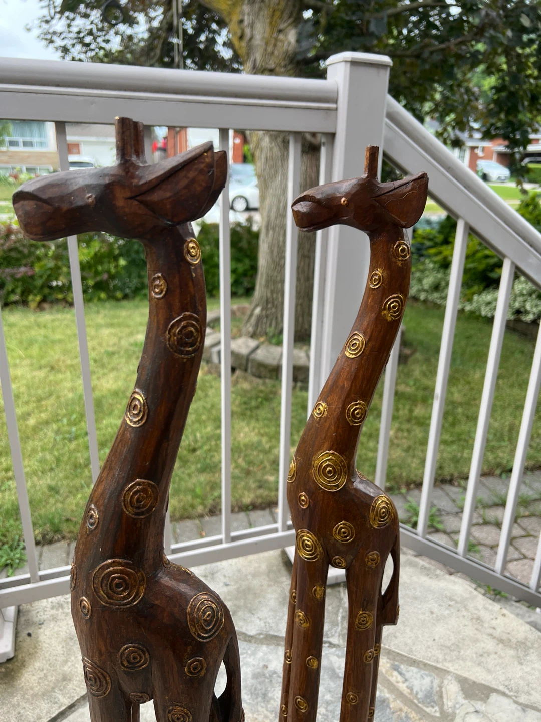 Wooden Giraffe Decor Set - photo 2