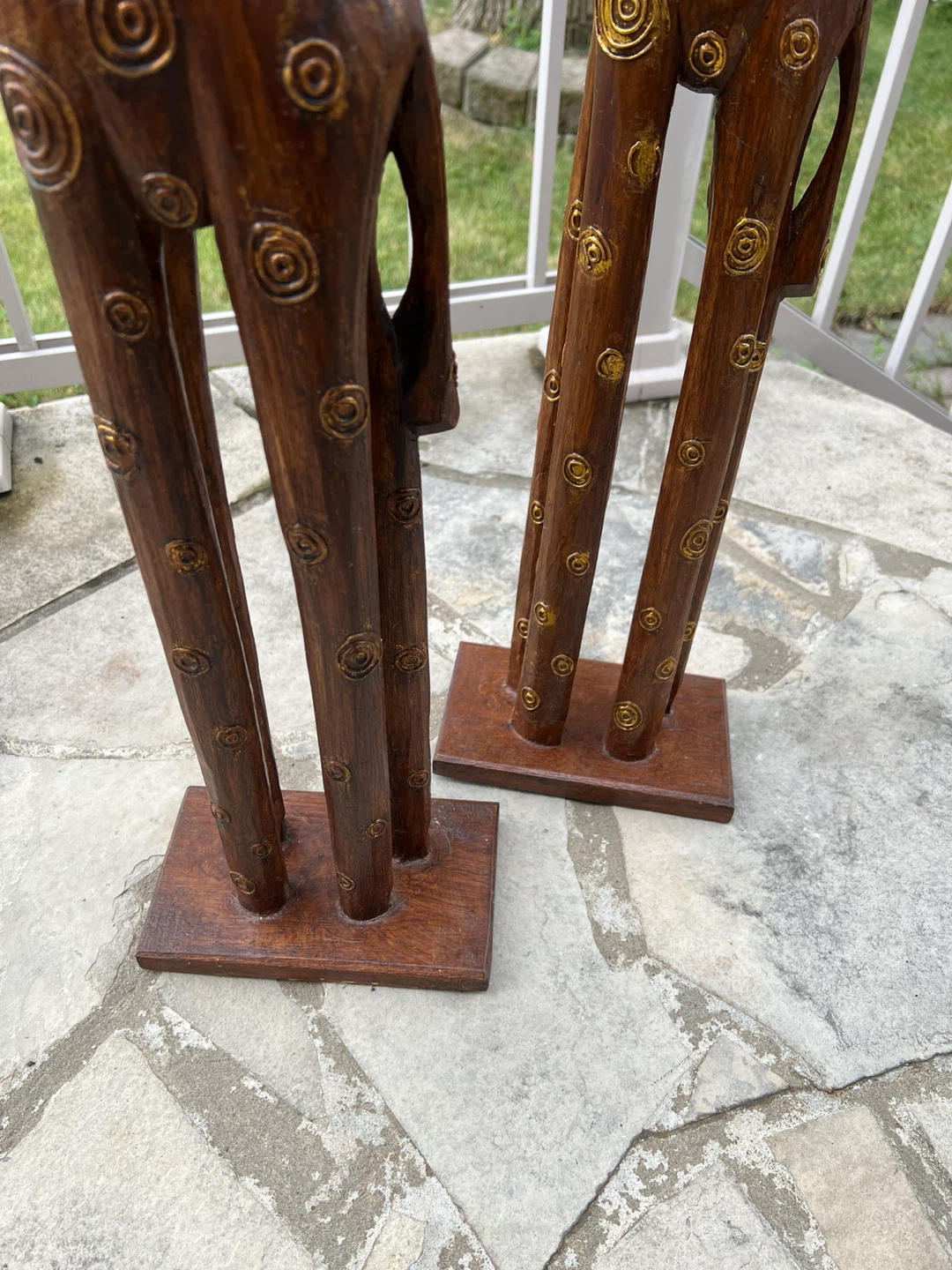 Wooden Giraffe Decor Set - photo 3