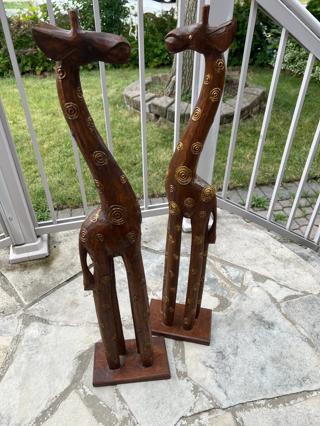 Wooden Giraffe Decor Set - photo 4