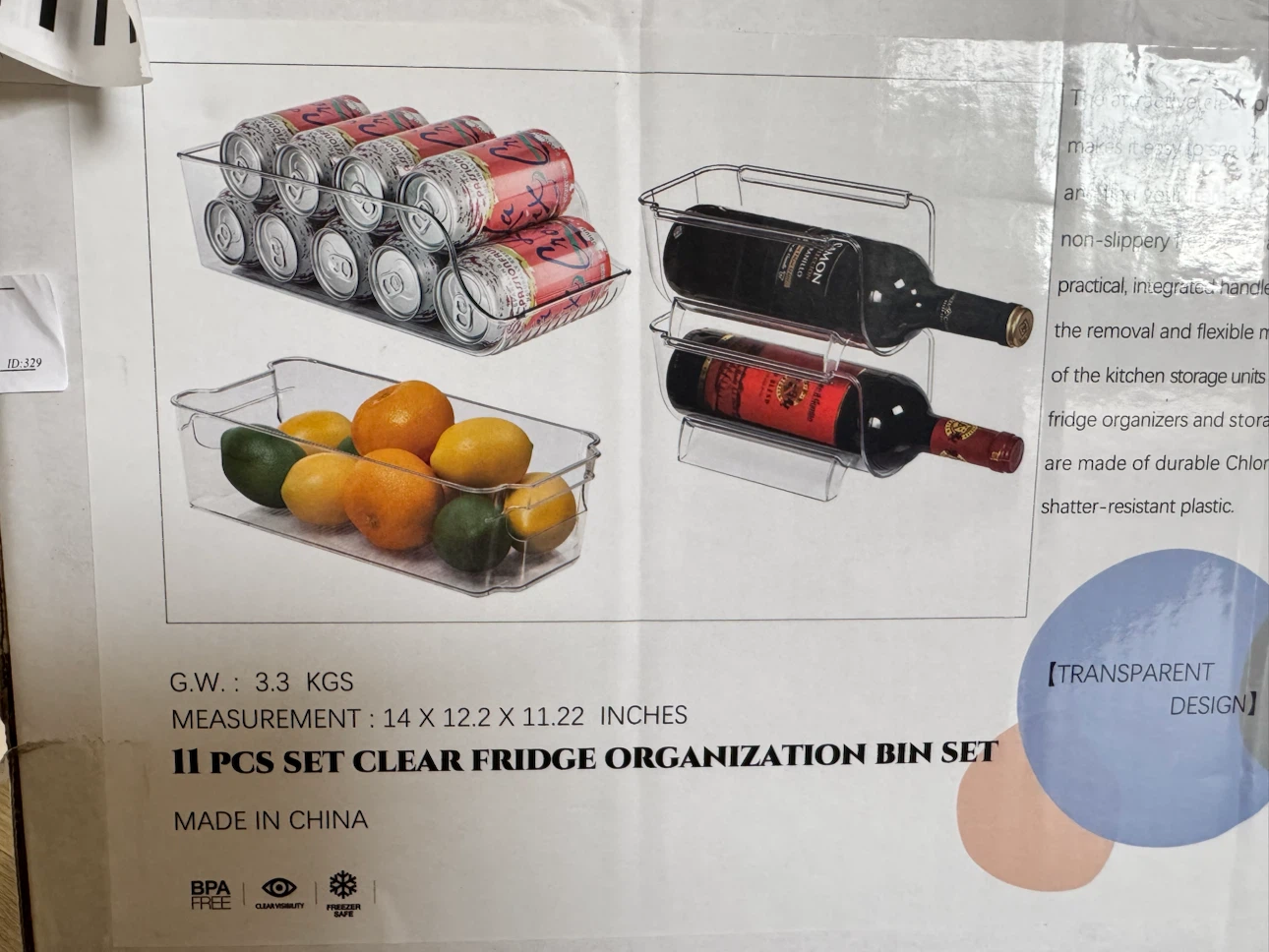 Fridge Organiser Set