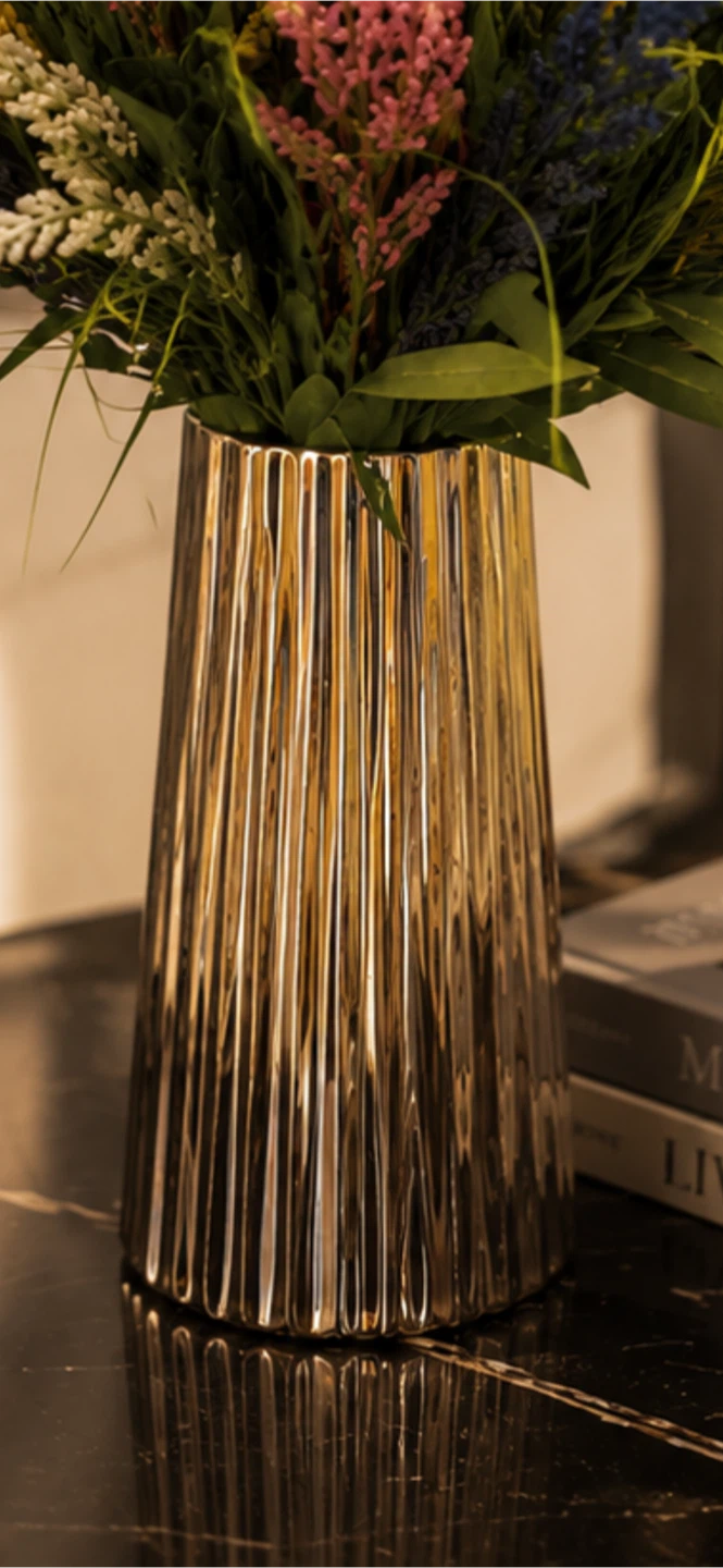 Decorative Vase with Faux Flowers - photo 2