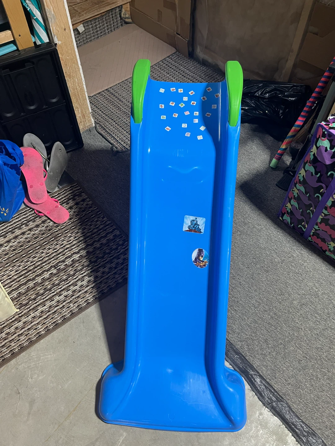 Little Tikes Blue Green Toddler Slide + Mini table