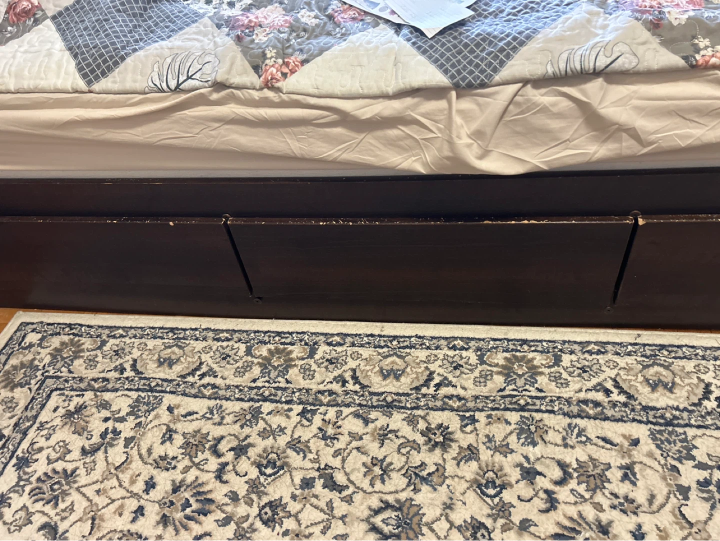 Twin large Bed Frame and Headboard - photo 3