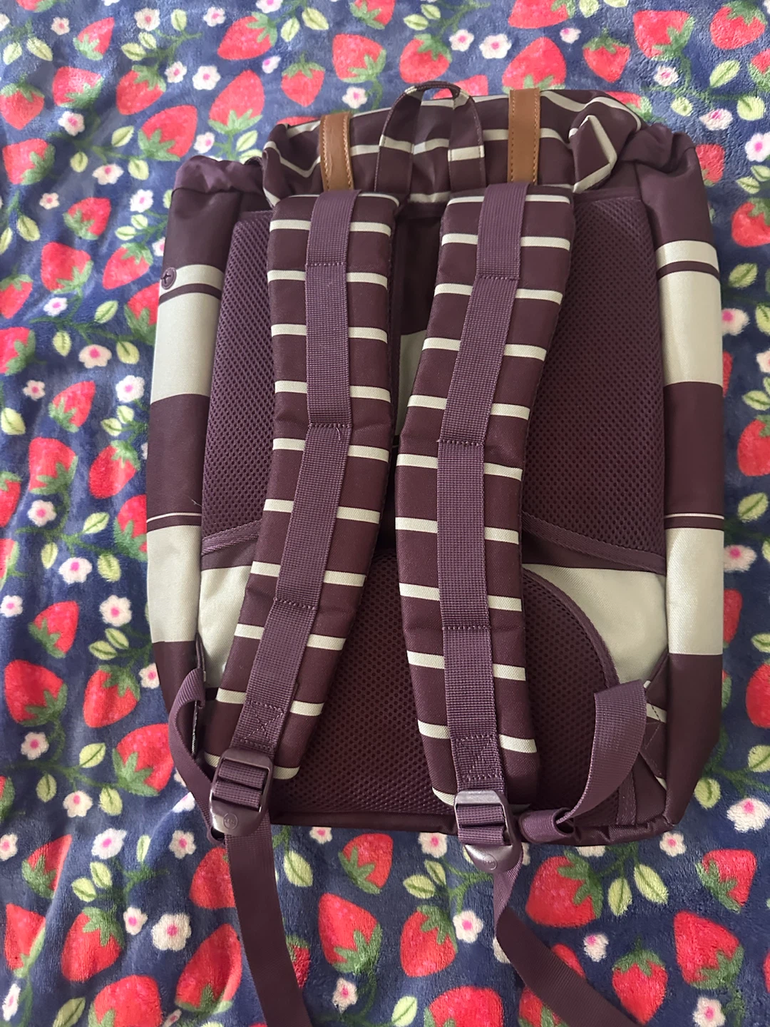 Herschel Backpack - Purple and Grey Stripes - photo 4