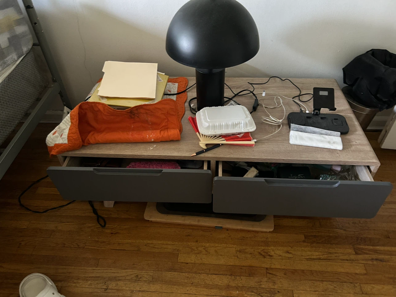 Modern Nightstand with Drawers