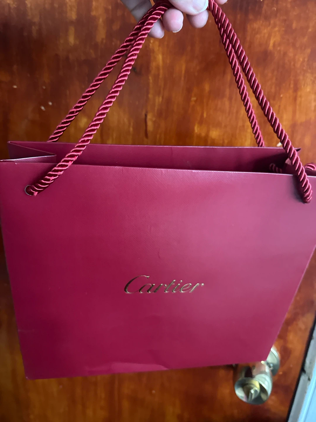 Cartier Red Paper Shopping Bag - photo 2