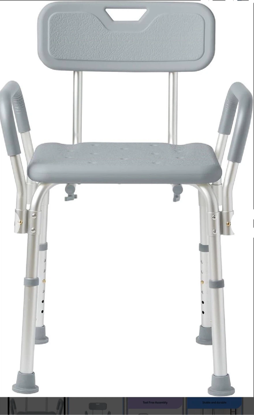 Shower Chair with Back and Arms