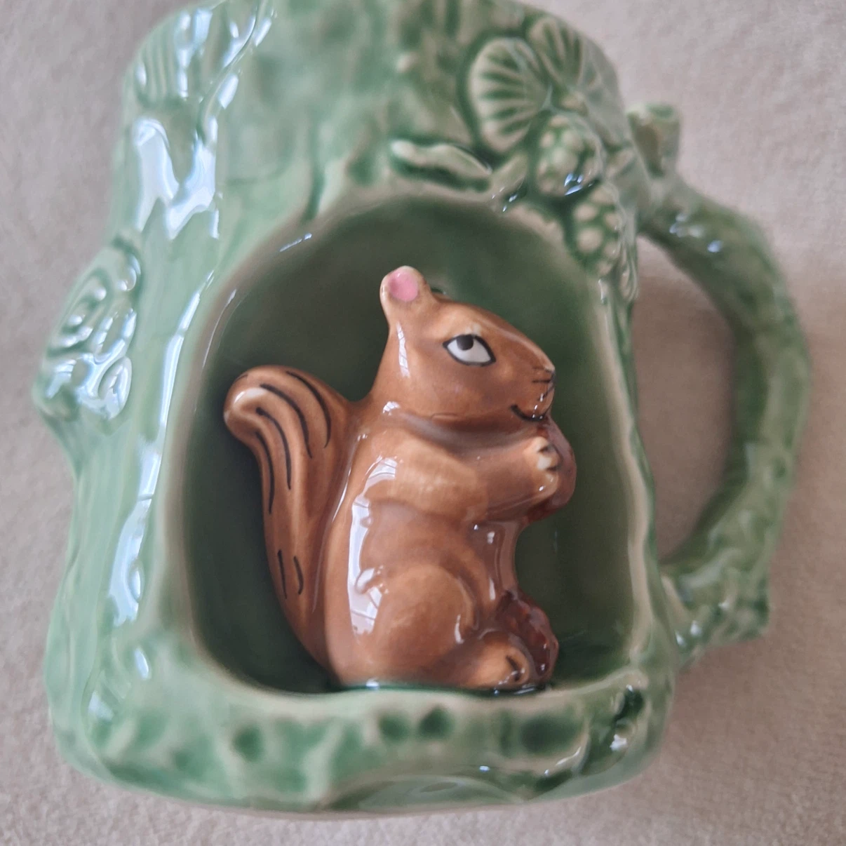 Abbott Green Ceramic Squirrel Mug - photo 2