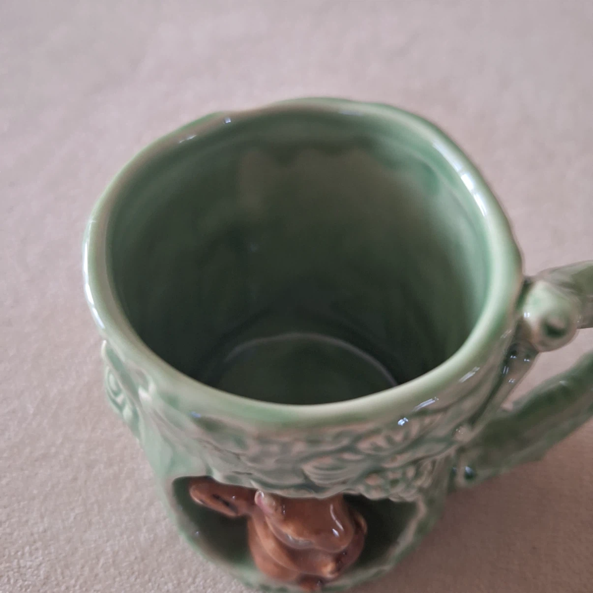 Abbott Green Ceramic Squirrel Mug - photo 4