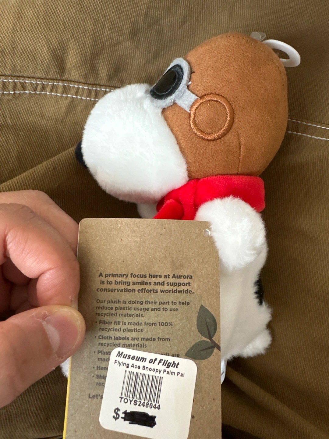 Aurora Museum of Flight Flying Ace Snoopy Plush Pal - photo 2