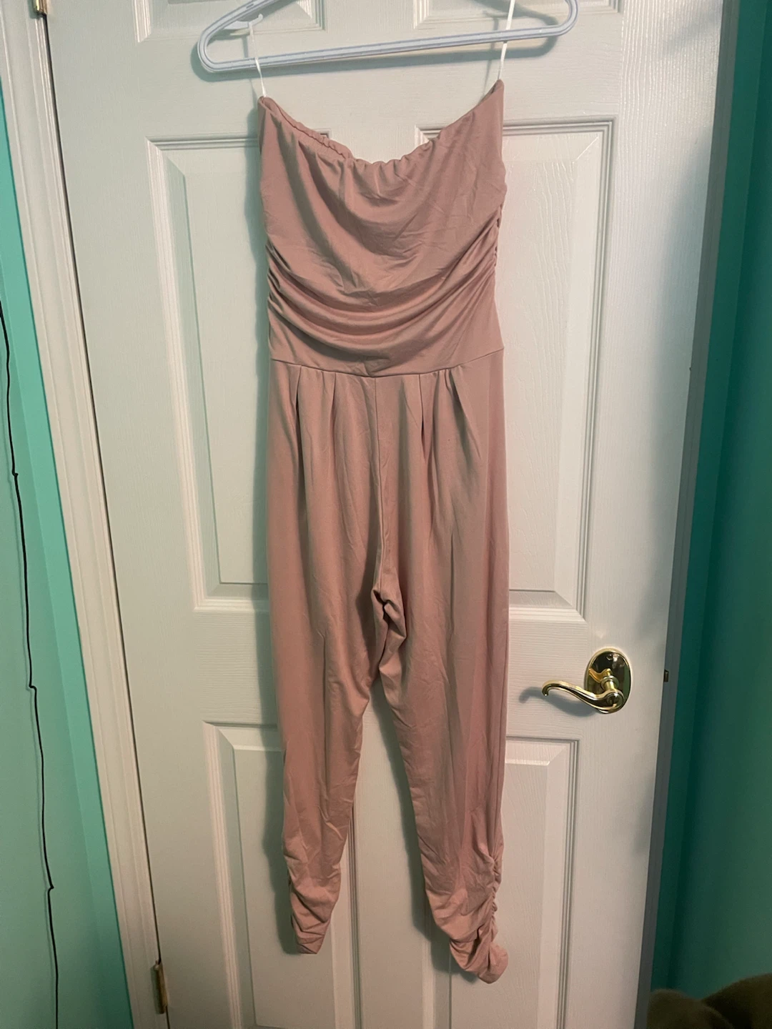 Streetwear Society Strapless Ruched Jumpsuit - photo 2