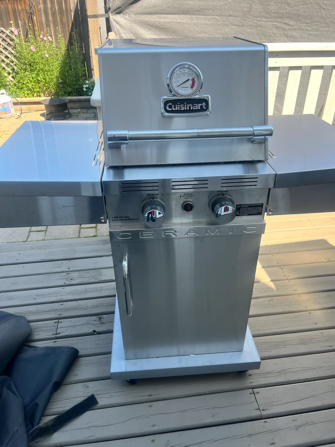 Cuisinart Stainless Steel Ceramic Gas Grill - photo 2