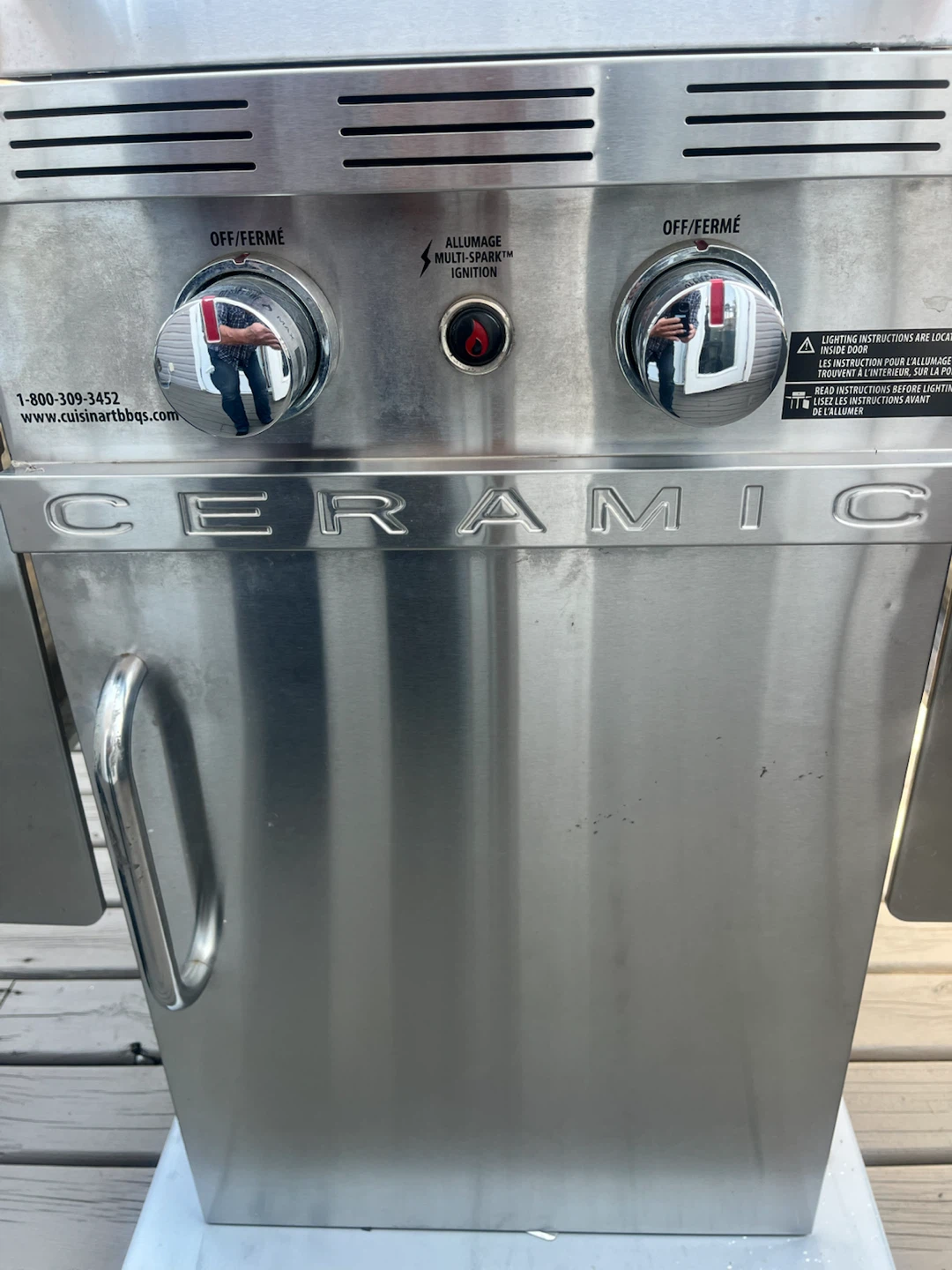 Cuisinart Stainless Steel Ceramic Gas Grill - photo 3