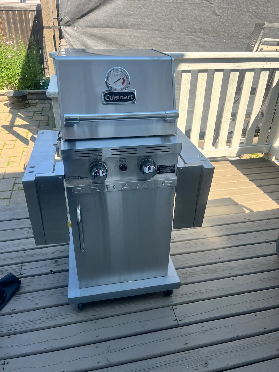 Cuisinart Stainless Steel Ceramic Gas Grill - photo 4