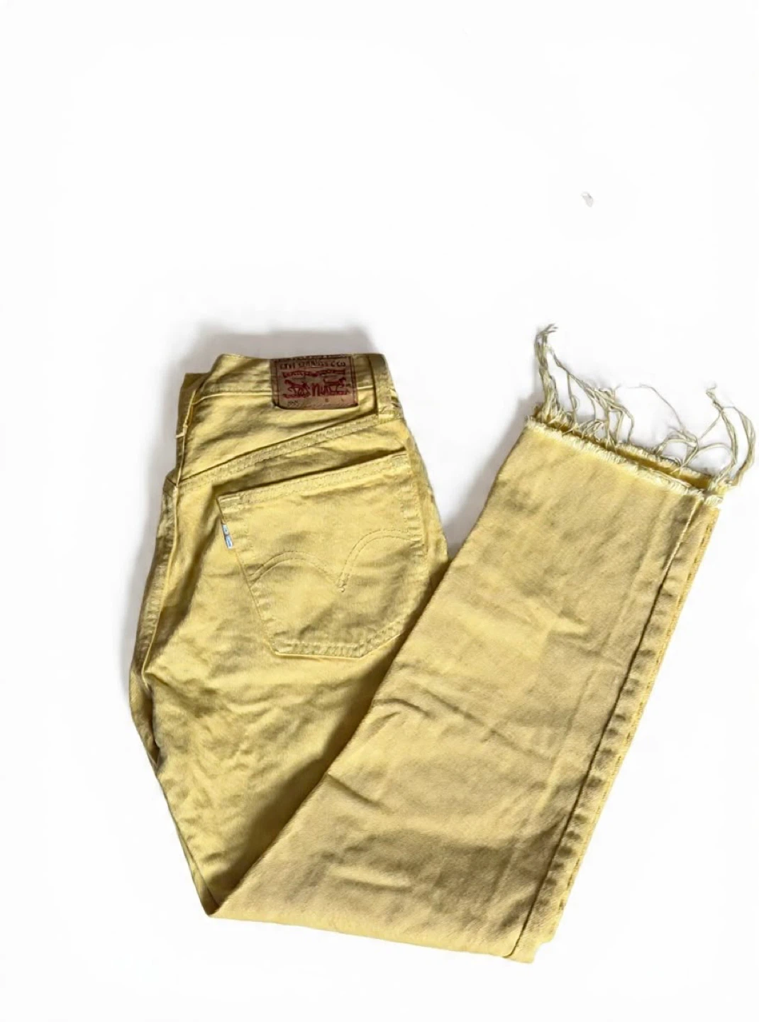 Levi's 501 Original Fit Jeans in Butter Yellow - photo 2