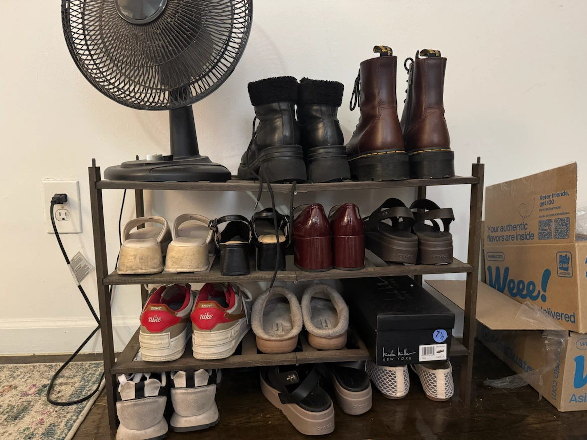 Bamboo Shoe Rack