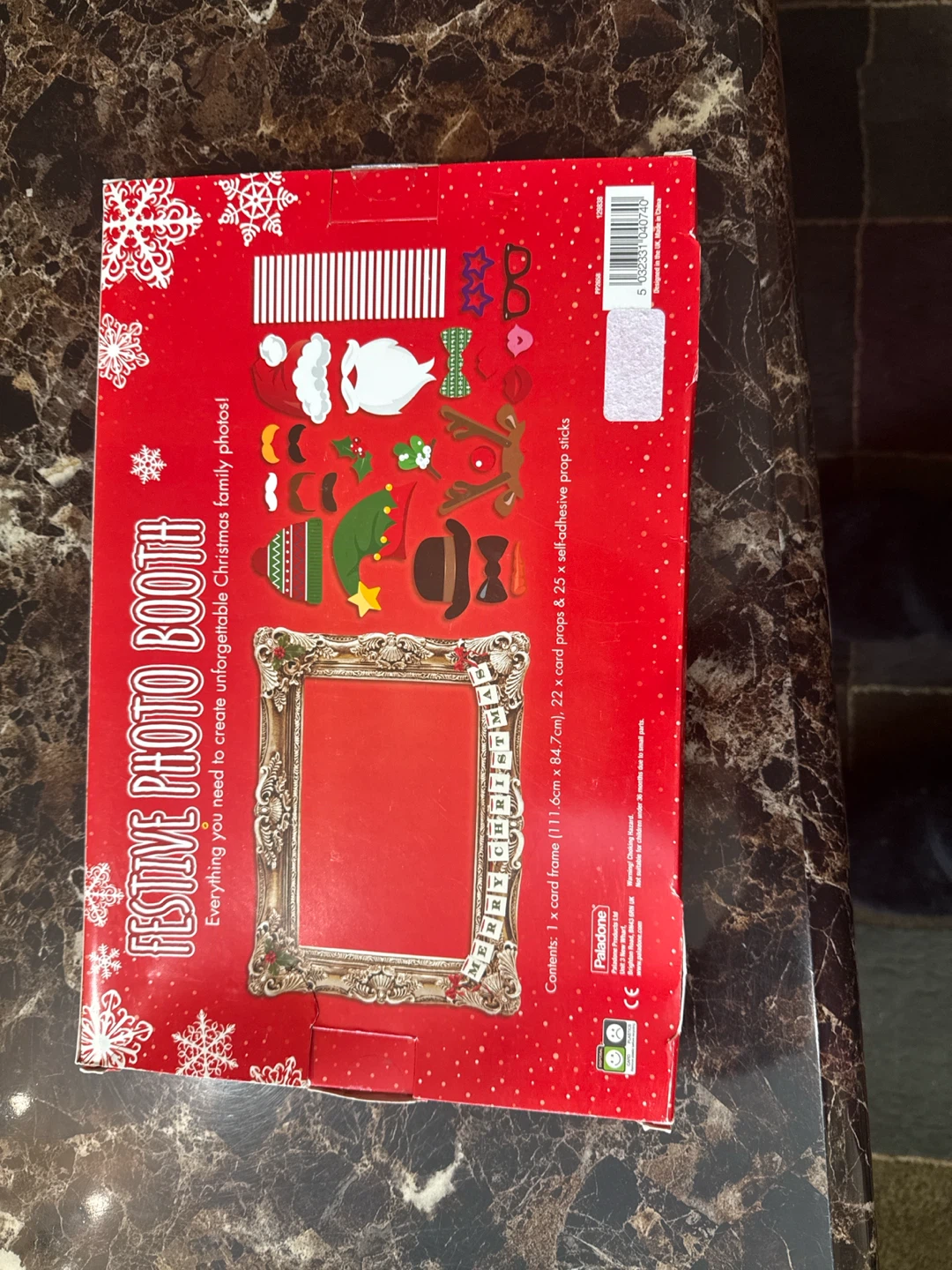 Festive Photo Booth Christmas Props & Frame - photo 2